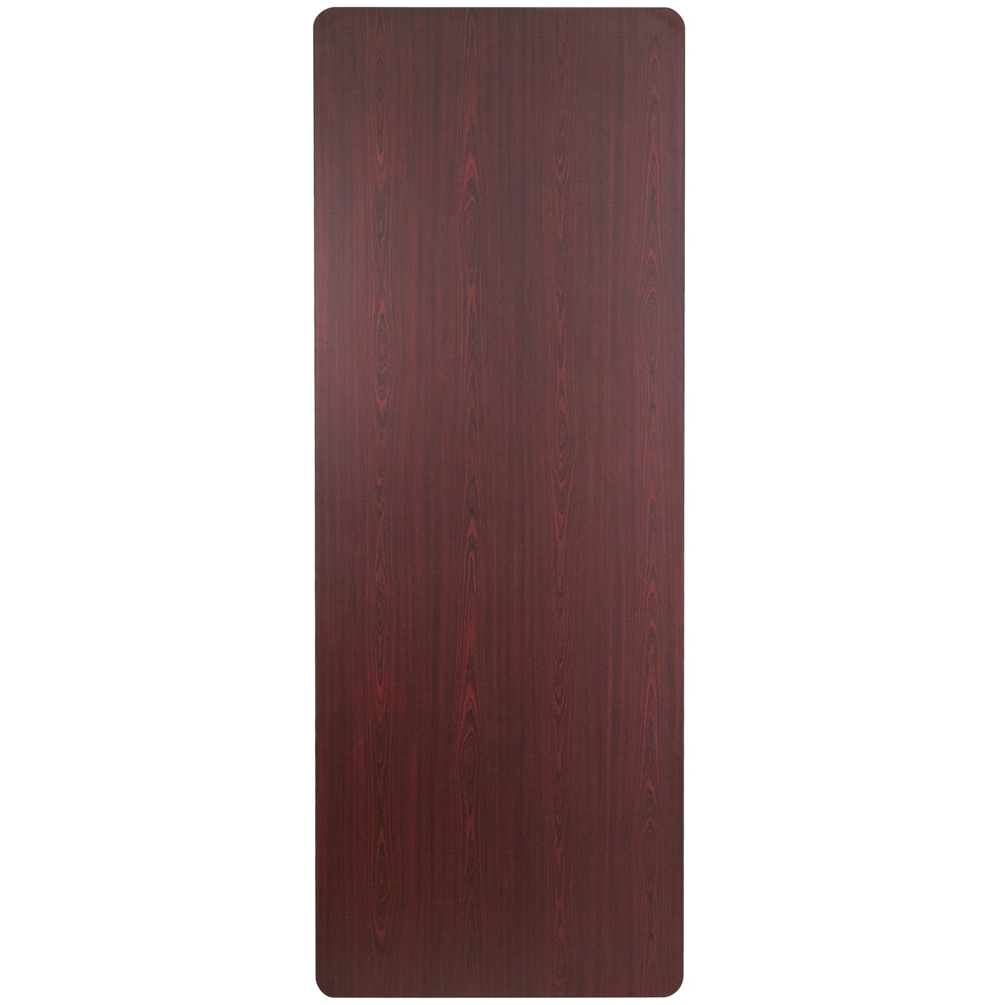 36x96 Mahogany Wood Fold Table YT-3696-HIGH-WAL-GG