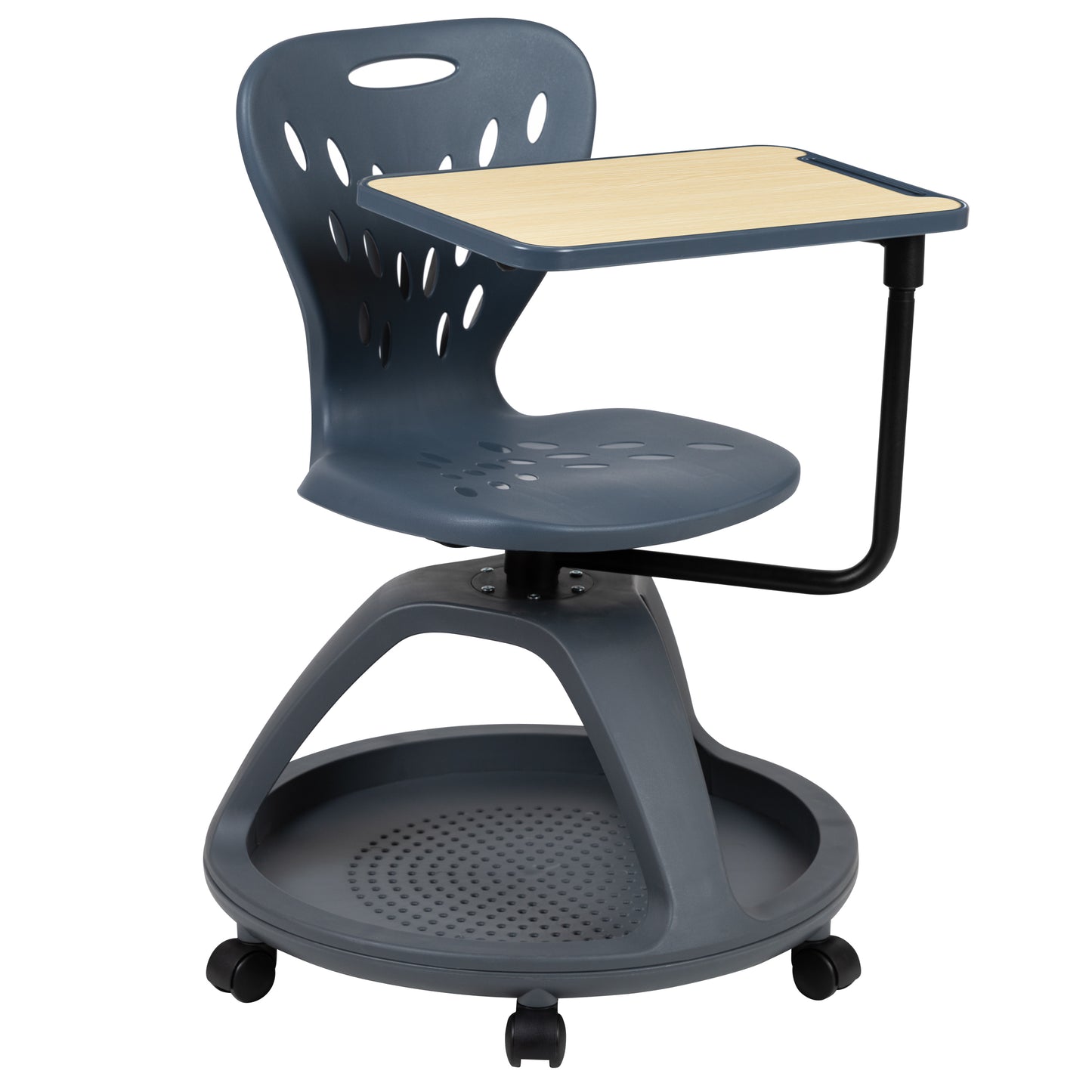 Mobile Desk Chair - Dark Gray YU-YCX-019-DG-GG